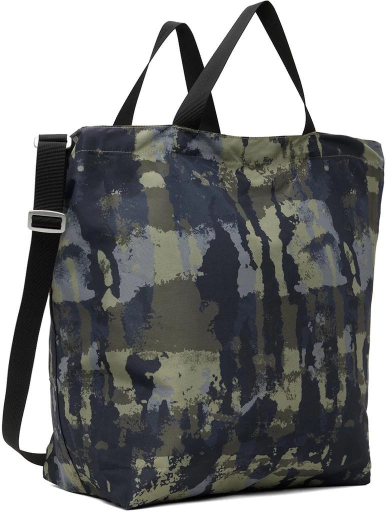 Norse Projects Khaki & Navy Print Technical Tote 2