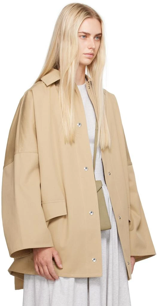 Totême Tan Overshirt Jacket 2