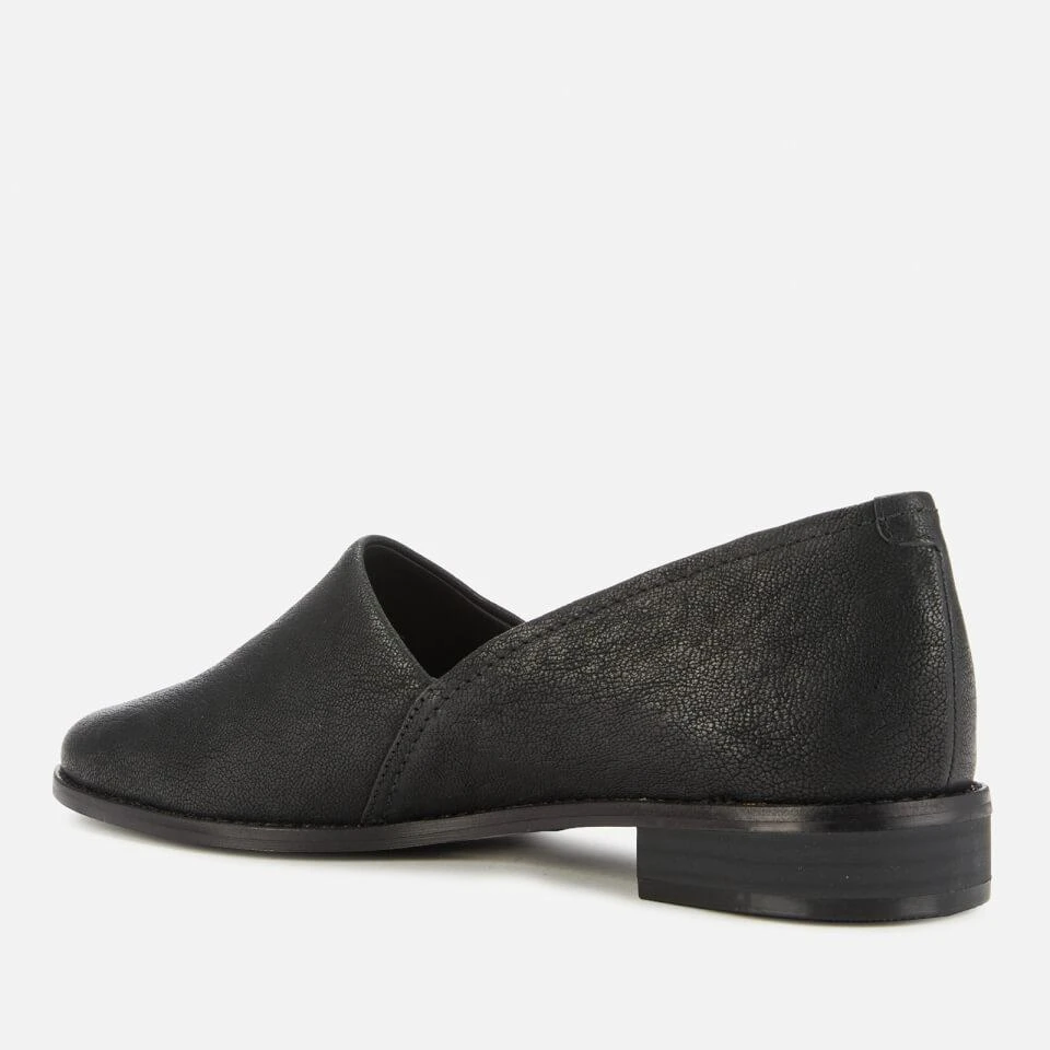 Clarks CLARKS WOMEN'S PURE EASY LEATHER FLATS - BLACK 2