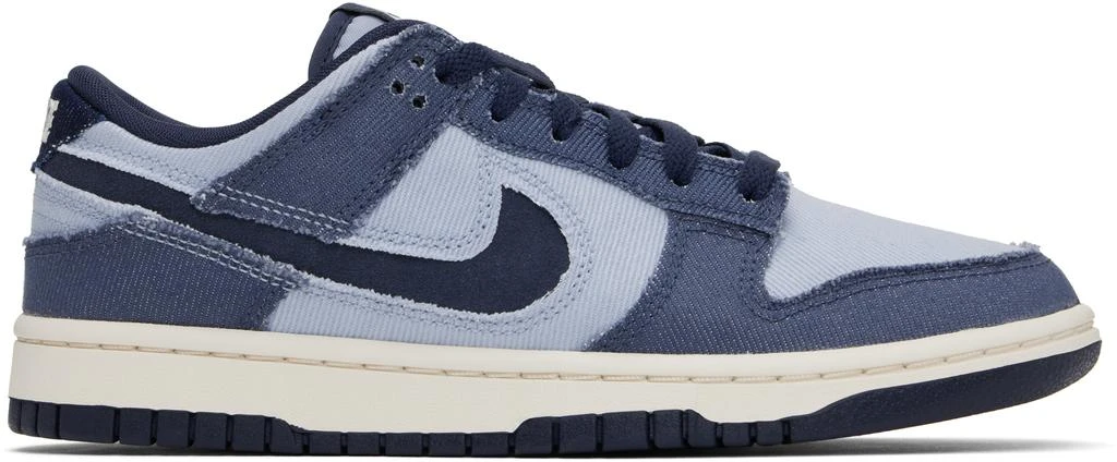 NIKE Navy Dunk Low Retro SE Sneakers 1