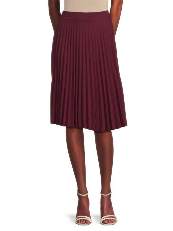 Love Ady ​Accordion Pleated Knee Length Skirt 1
