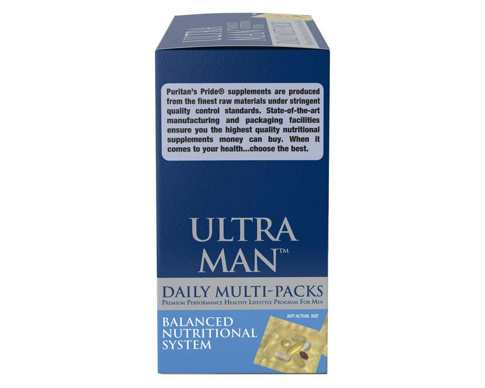 Puritan's Pride Ultra Man™ Daily Multivitamins Packs 30 Packs 3