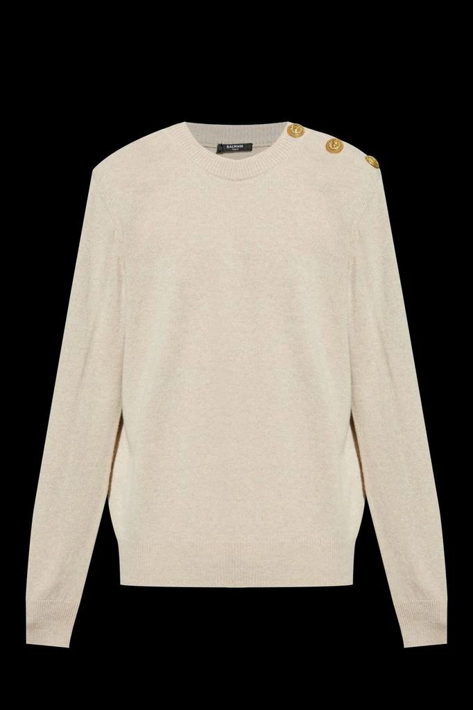 Balmain Balmain Relaxed Fit Knit Jumper from Cettire