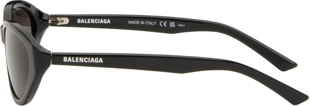 Balenciaga Black Neo Oval 2.0 Sunglasses 3