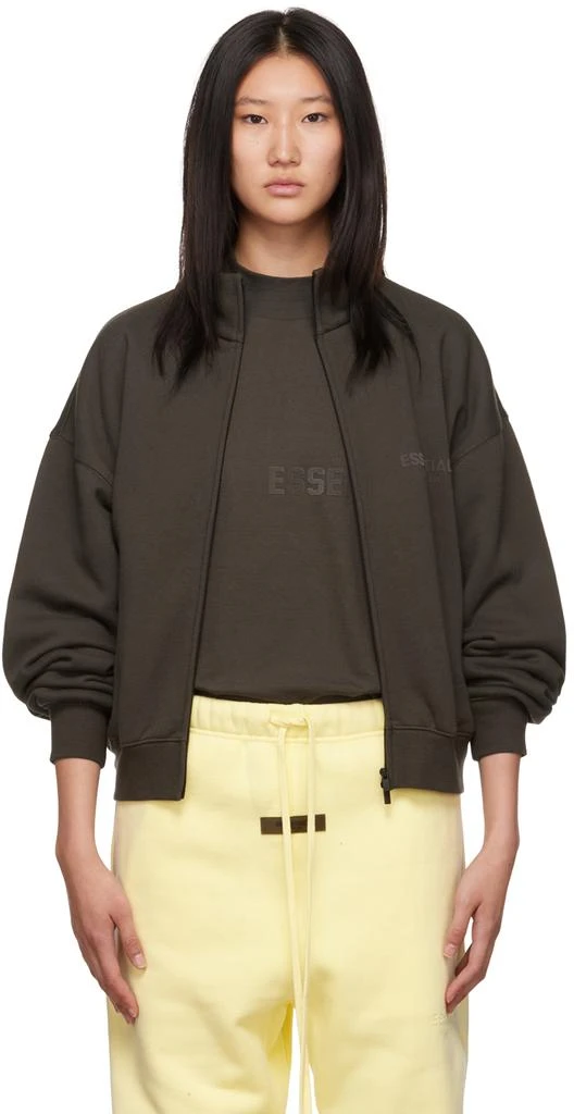 Essentials Gray Full Zip Jacket 1