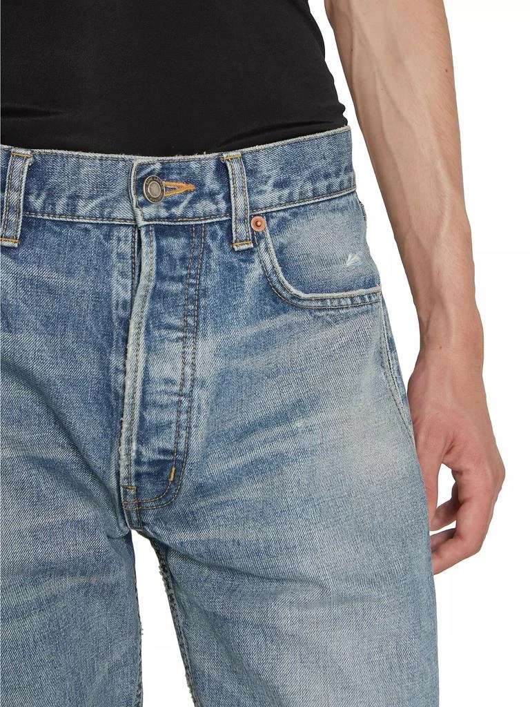 Yves Saint Laurent Mick Jeans In Charlotte Blue Denim 7