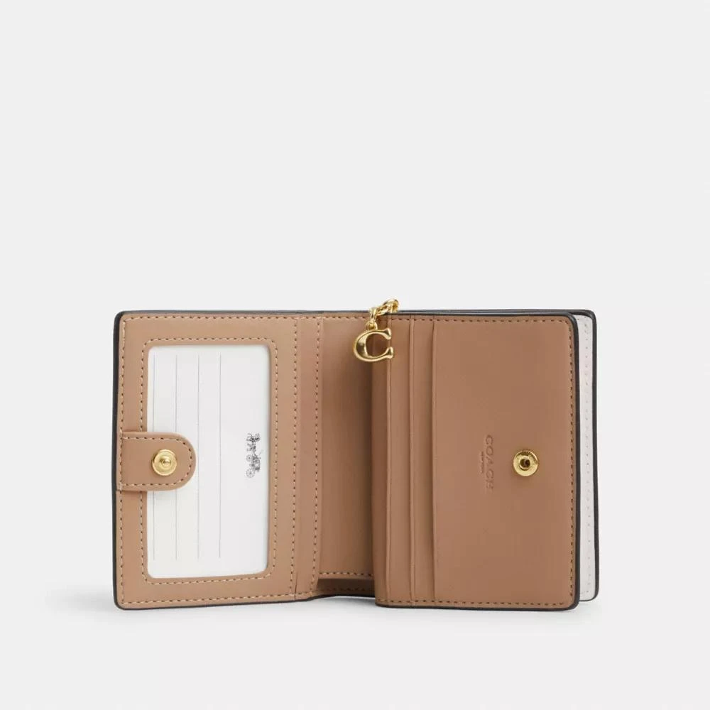 Coach Snap Wallet In Signature Canvas With Floral Print 2