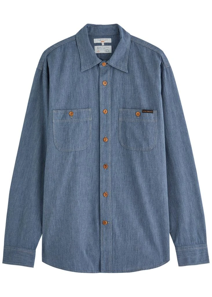 Nudie Jeans Julian chambray shirt 1