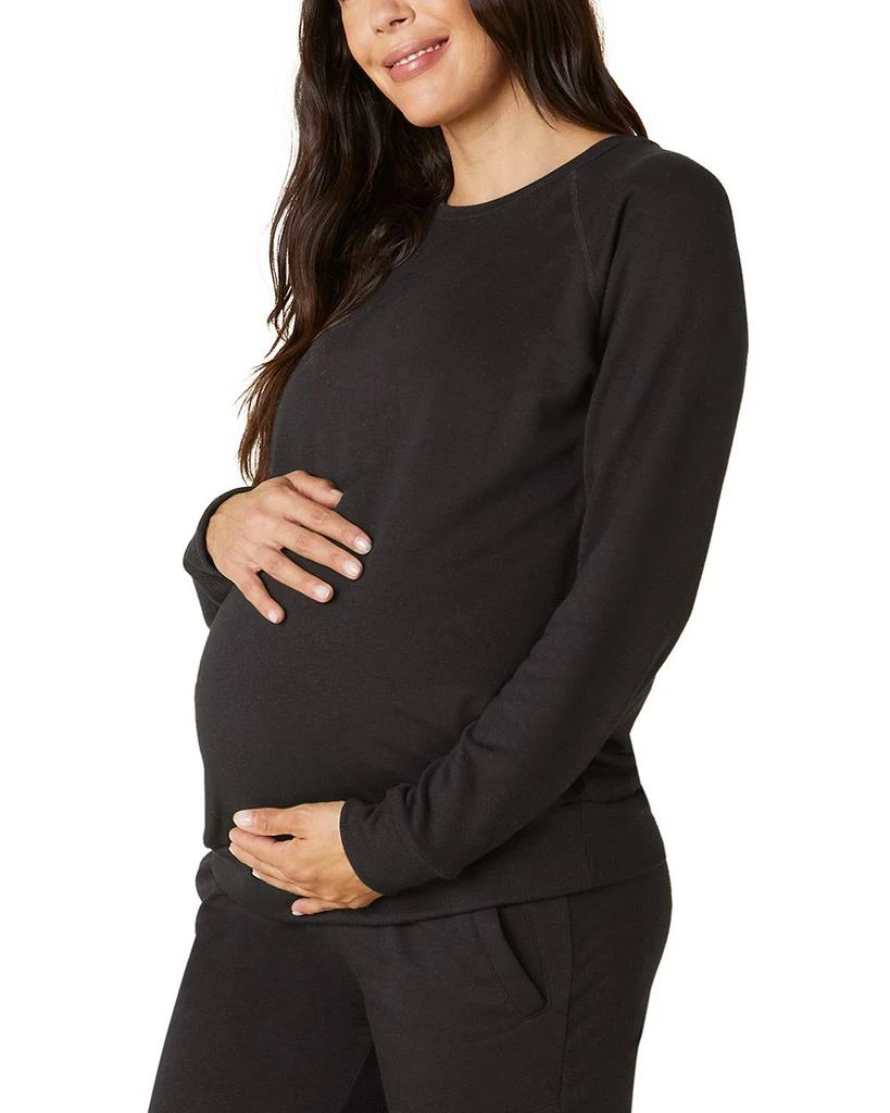 Beyond yoga Raglan Sleeve Maternity Sweatshirt 3