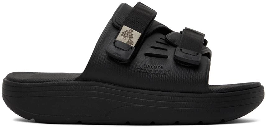 Suicoke Black URICH Sandals 1
