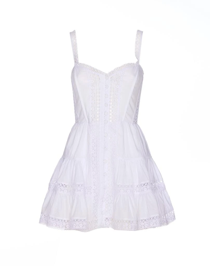 Charo Ruiz Ibiza Charo Ruiz Ibiza Lace Trim Mini Dress 1
