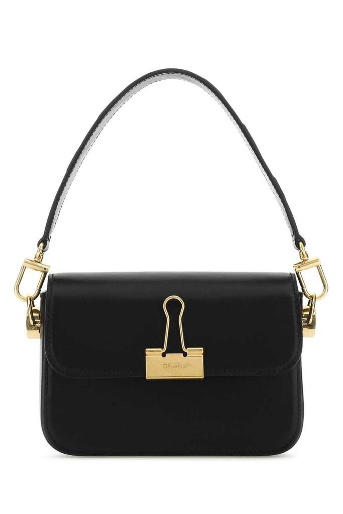 【関税込み】Clam Hobo Bag - Off White - Leather - Black Off-White Clam Hobo Bag - Leather - Black - Bags - Free