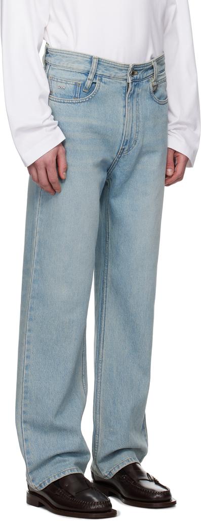 Wooyoungmi Blue New Straight Jeans
