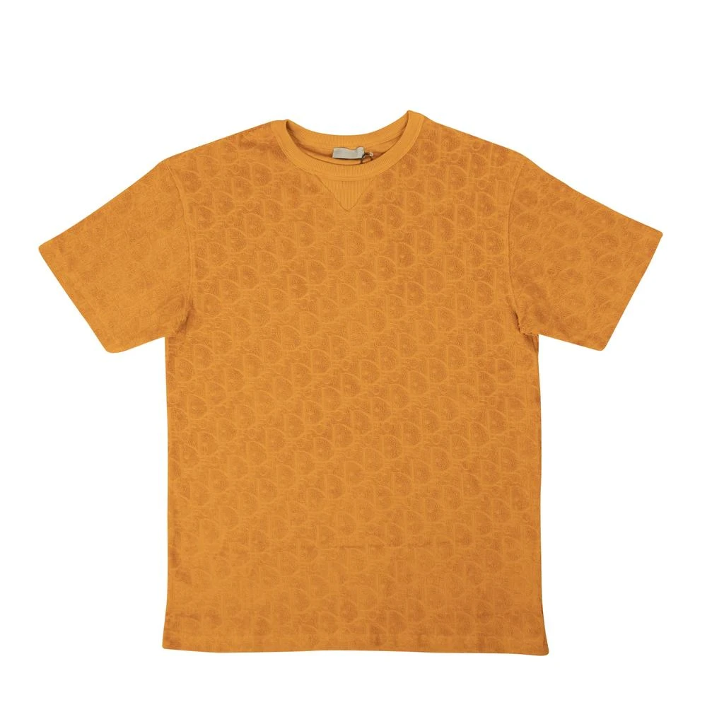 Dior Orange Dior Terry Oblique T-Shirt 1