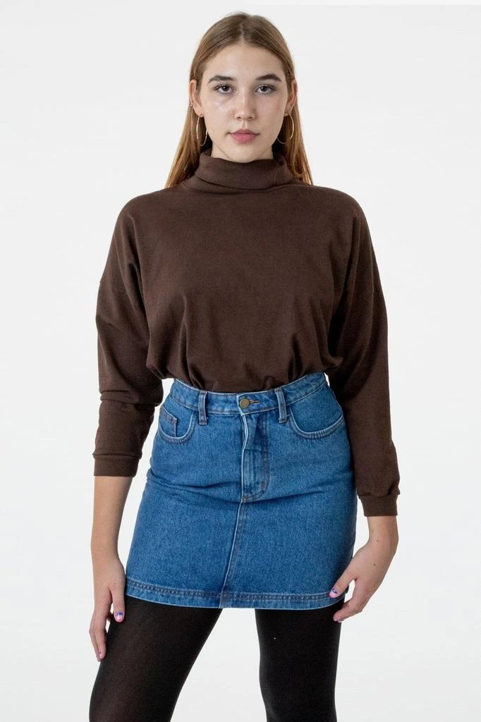 Los Angeles Apparel RDNW33 - Denim High Waist Pencil Skirt 10