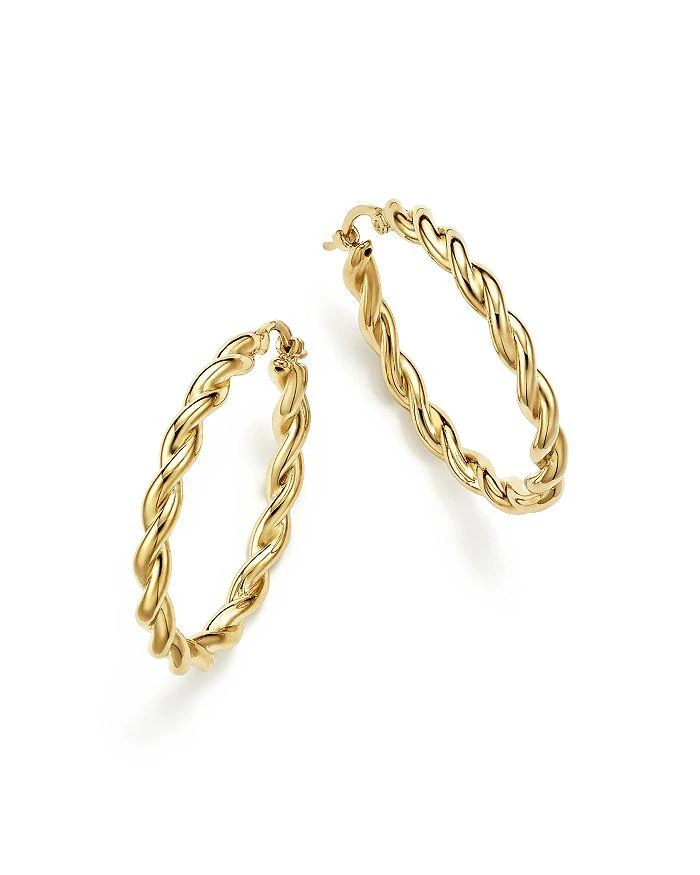 Bloomingdale
s Round Twisted Hoop Earrings in 14K Yellow Gold