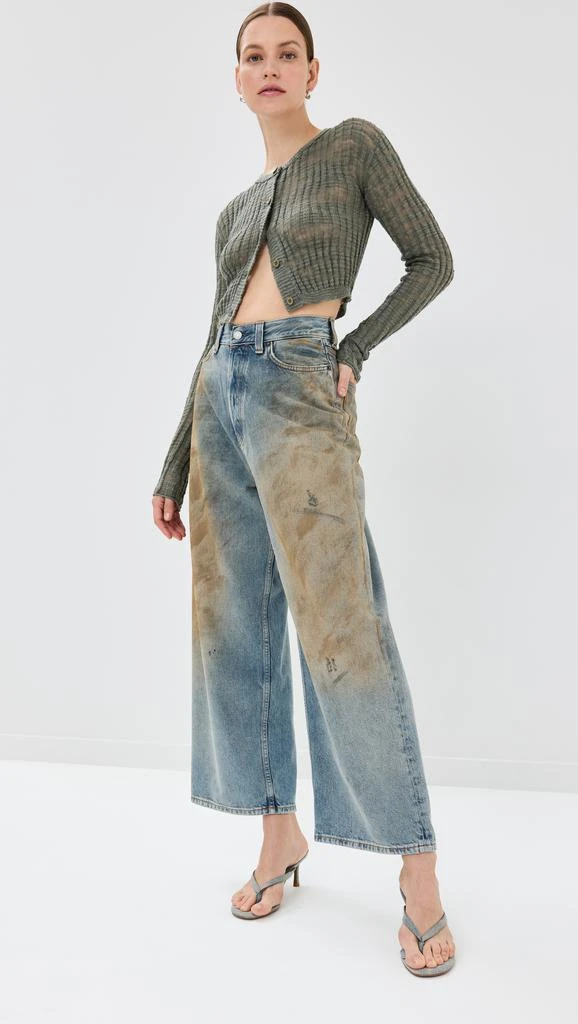 Acne Studios Slub Linen Short Cardigan 5