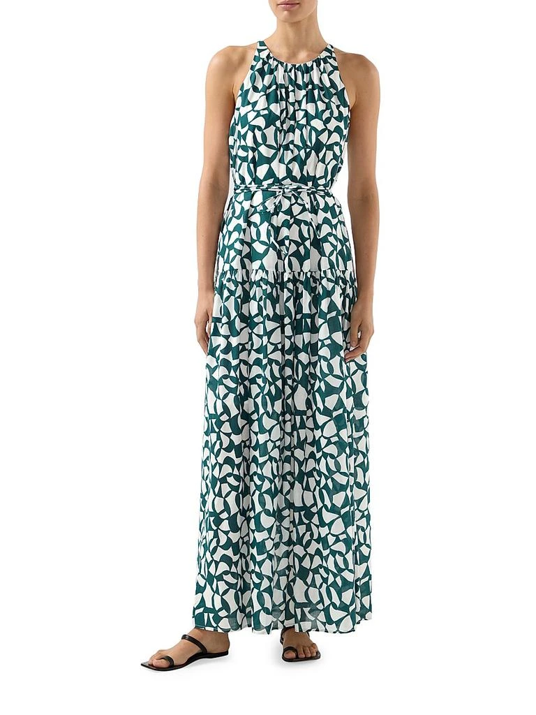 Bird & Knoll Giovanna Geometric Maxi Dress 2