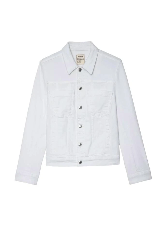 ZADIG & VOLTAIRE KIOMY ECO LOVE DENIM JACKET 4