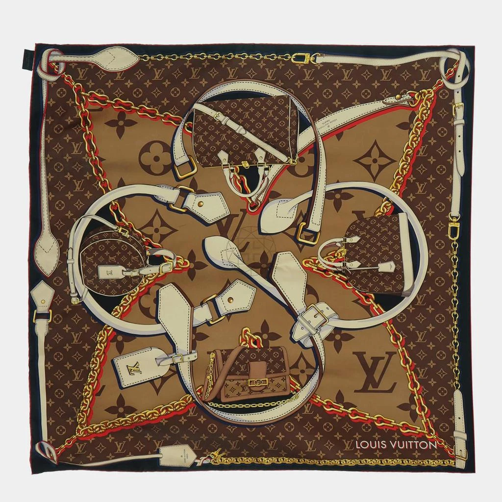 Louis Vuitton Louis Vuitton Silk Square 90 Scarf 1