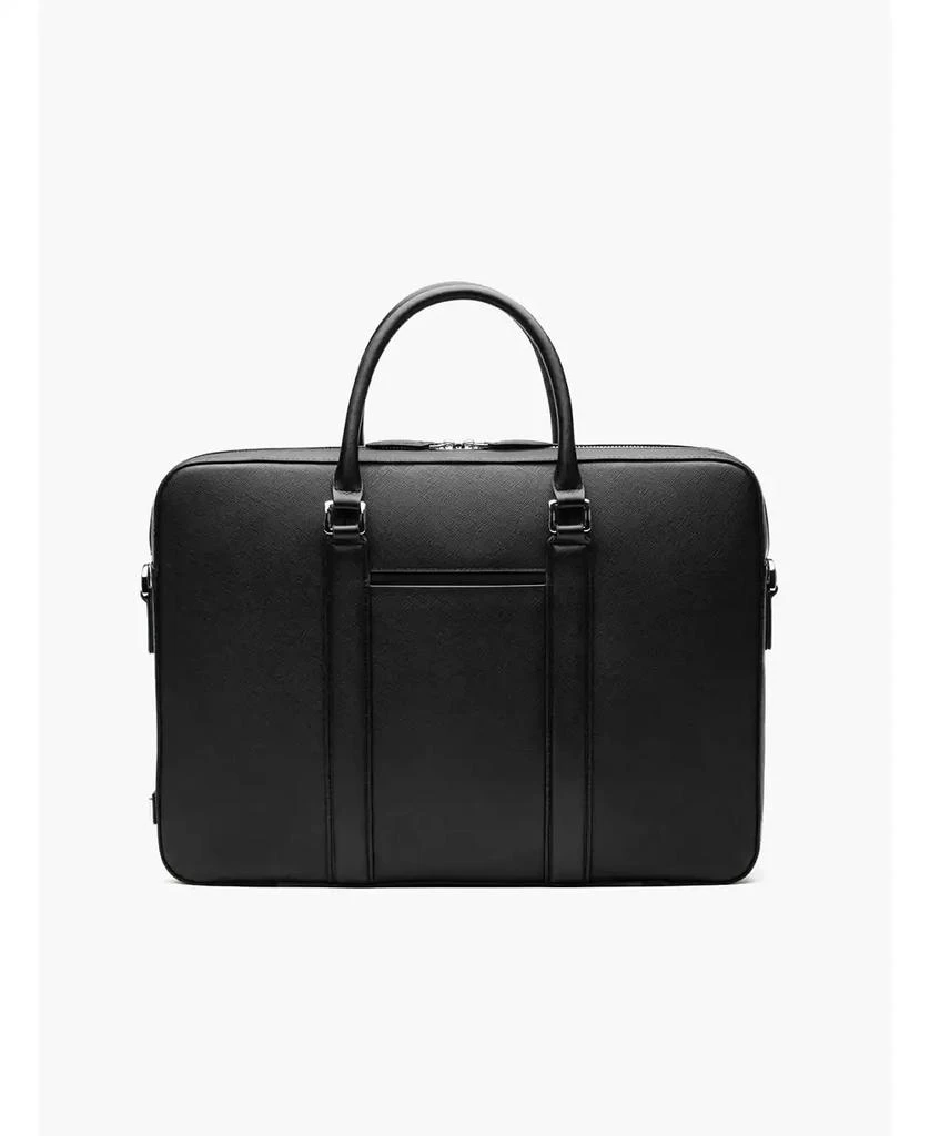 MAVERICK & CO. Men's Manhattan Monochrome Leather Briefcase 6