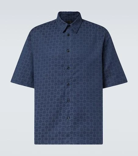 Givenchy Monogram 72 jacquard denim shirt 1