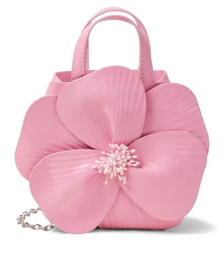 MONNALISA Floral-appliqué top-handle bag