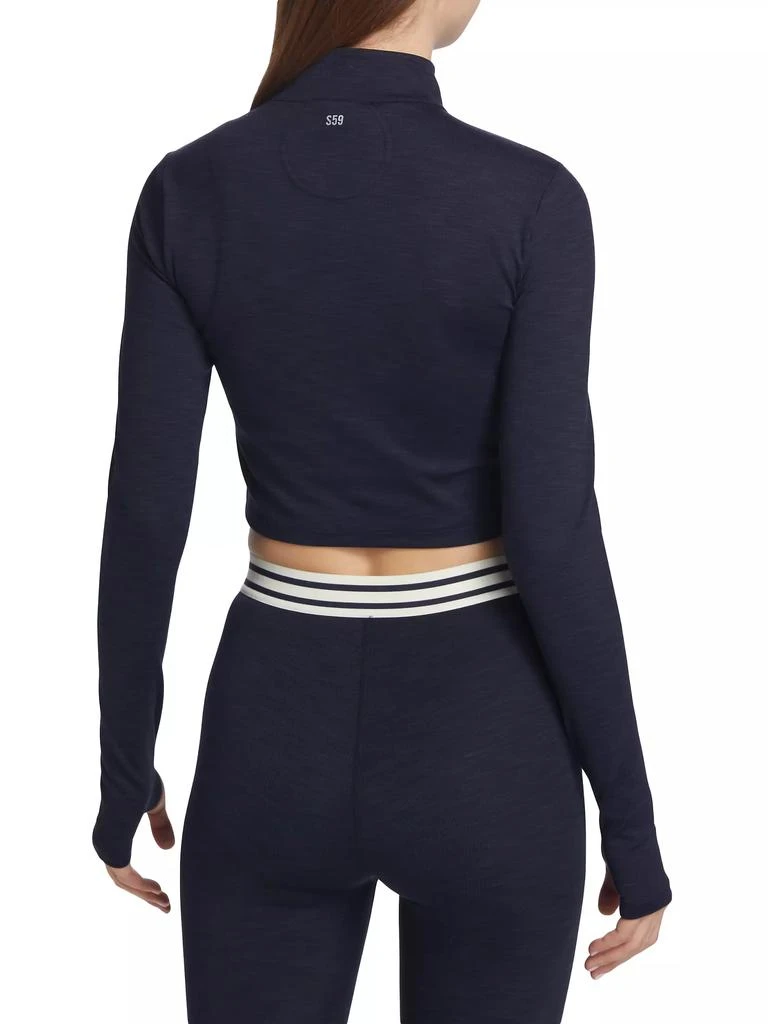 Splits59 Stevie Active Half-Zip Crop Top 5