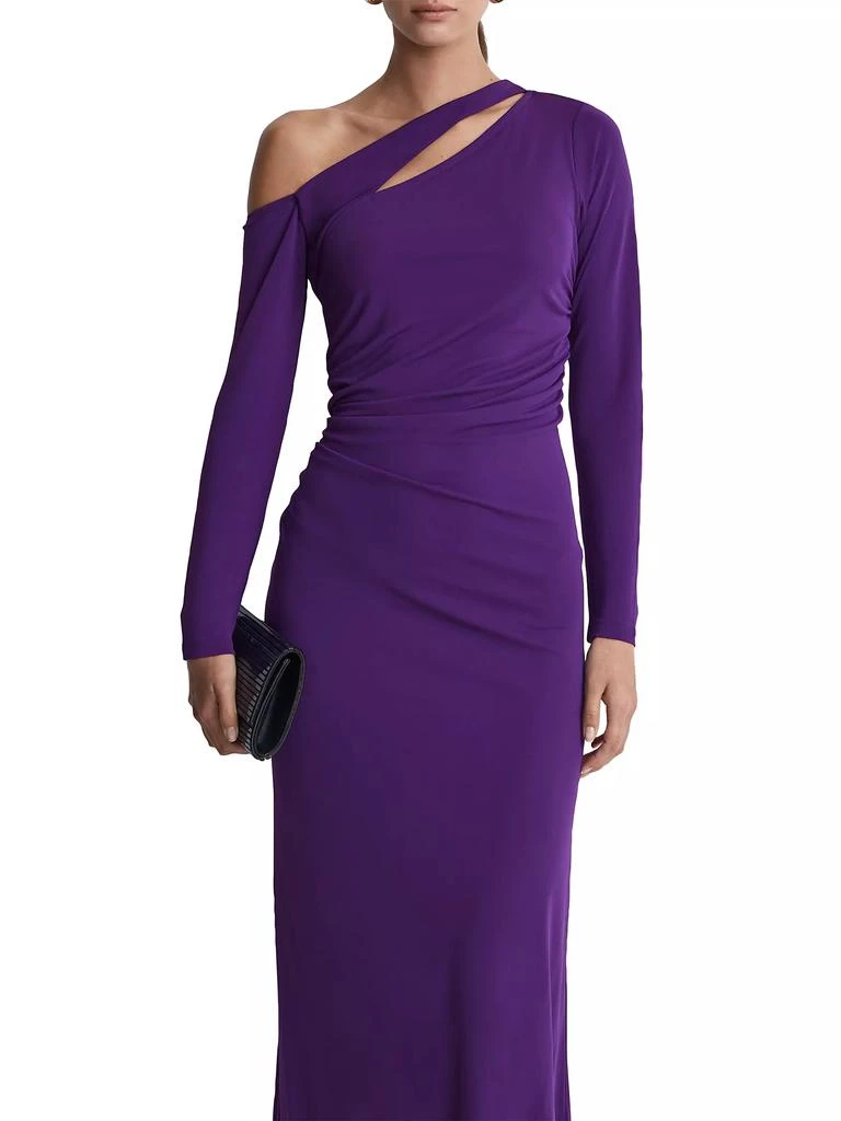 REISS Delphine One-Shoulder Maxi Dress 2
