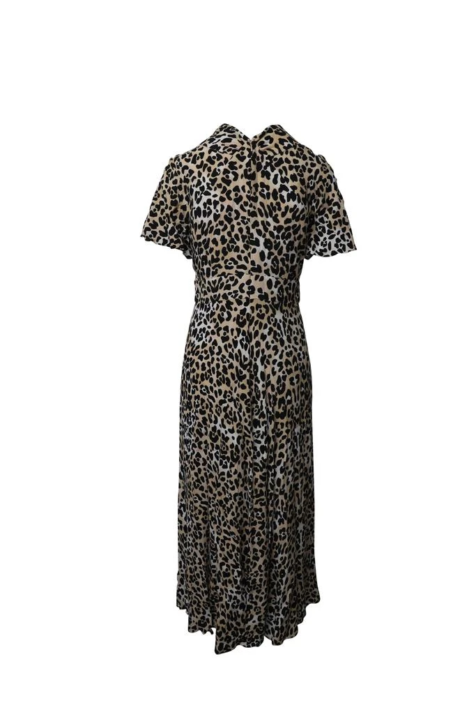 Temperley London Wild Cat Midi Dress in Animal Print Viscose 2