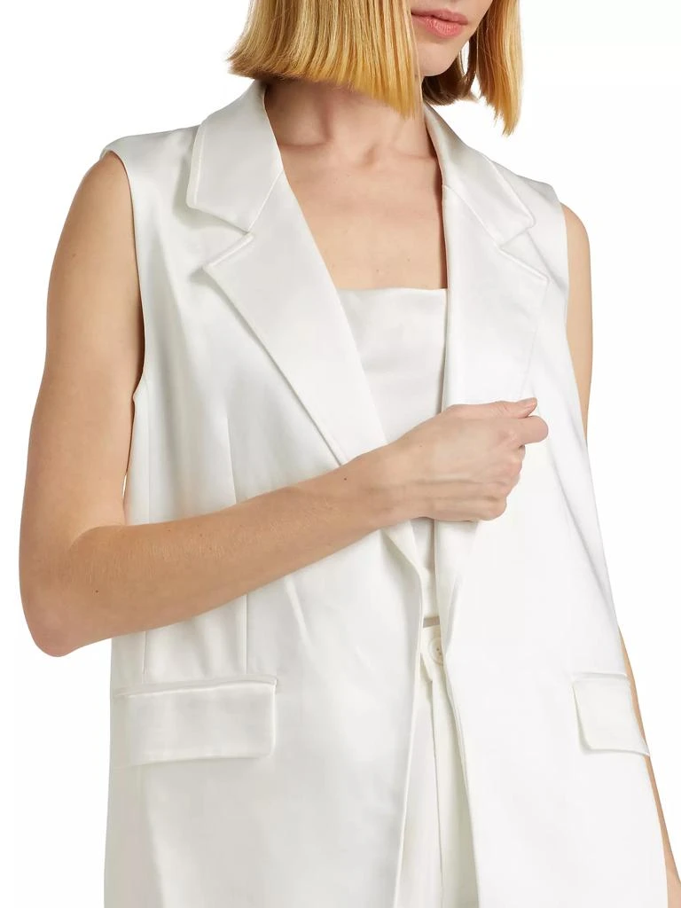 Kobi Halperin June Satin Longline Vest 6