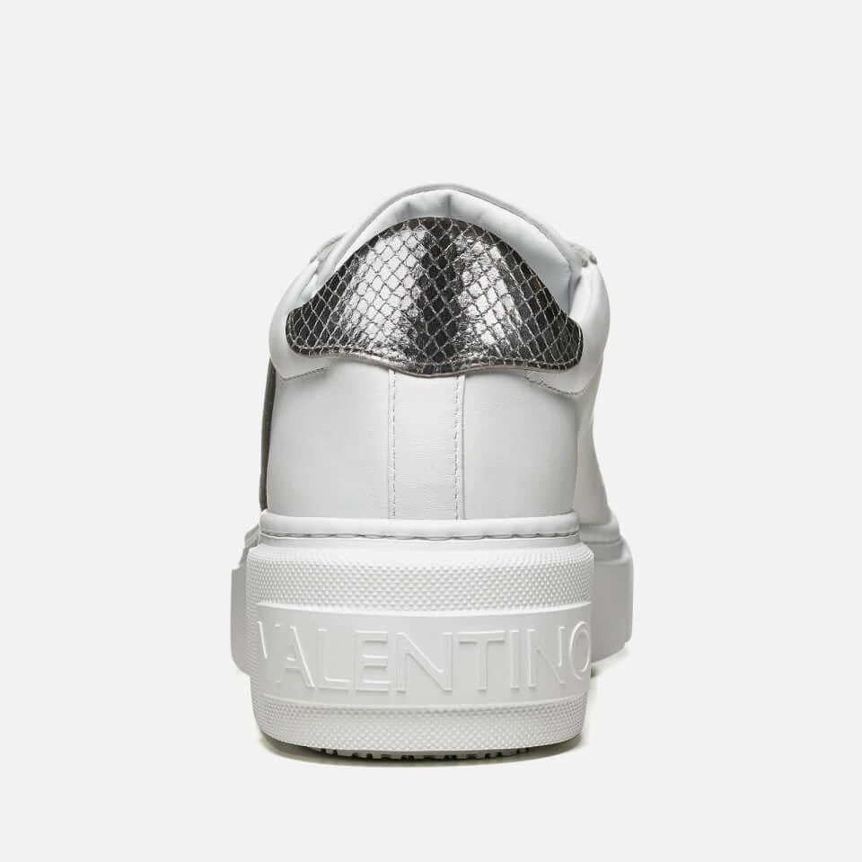 Valentino VALENTINO WOMEN'S BARAGA S LEATHER FLATFORM TRAINERS 5