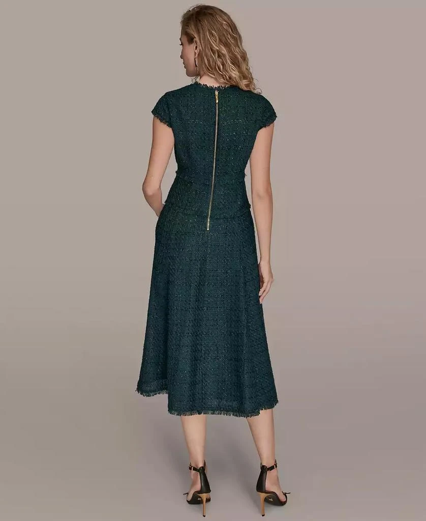 navy blue dress for baby girl A Line Midi Dress | HotSquash London main image 0