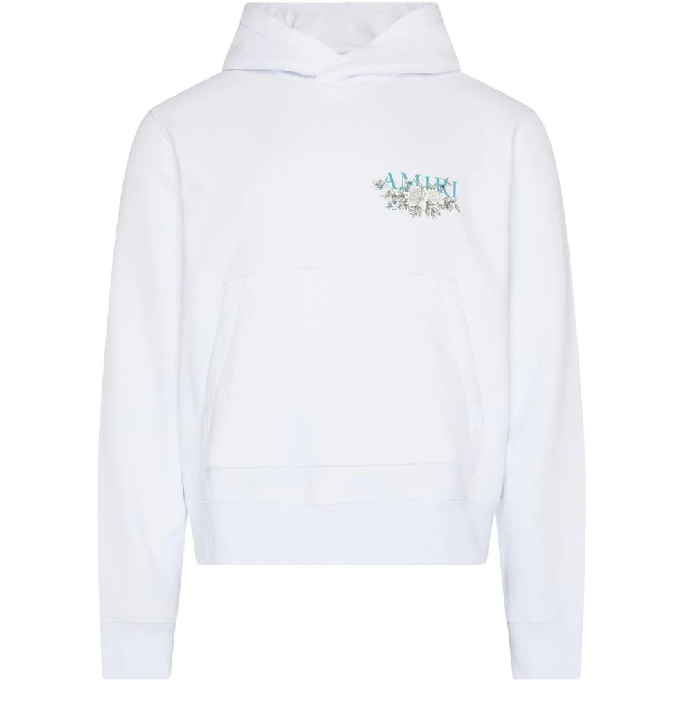AMIRI Floral Amiri logo hoodie 1