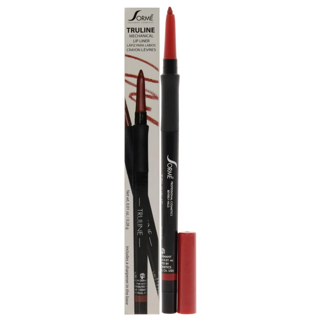 Sorme Cosmetics Truline Mechanical Lipliner - MPL04 Scarlet by for Women - 0.01 oz Lip Liner