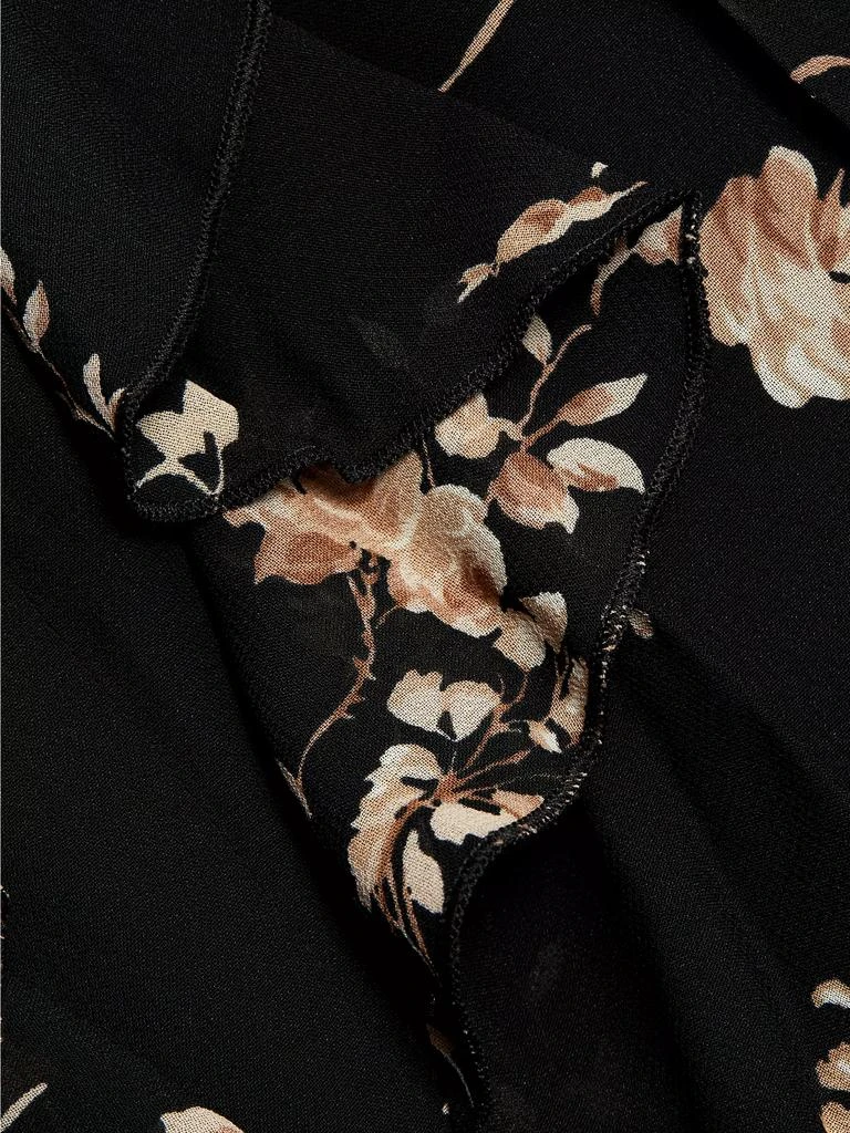 Reformation Silvana Floral Georgette Dress 8