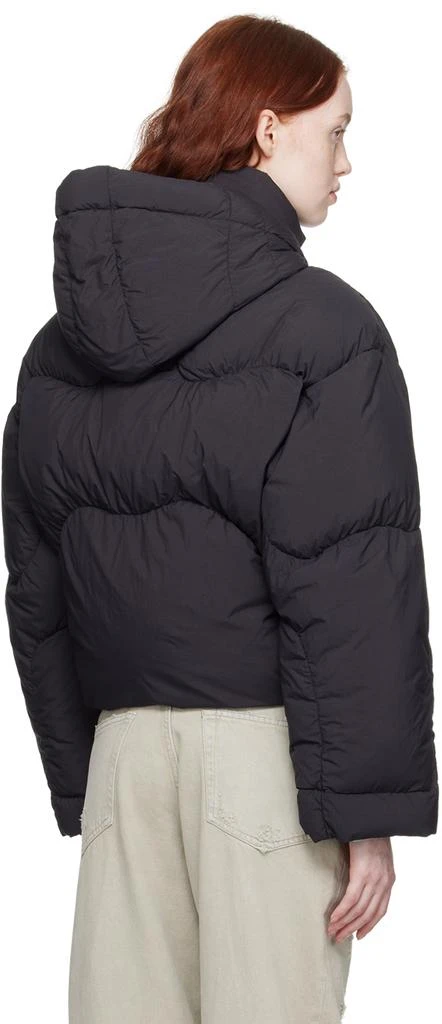 Acne Studios Black Hooded Down Jacket 3