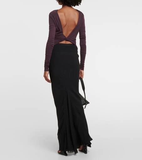 Rick Owens Lilies draped jersey top 3