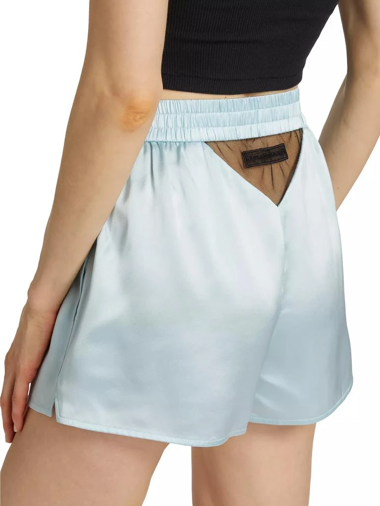 Alexander Wang Tulle Cut-Out Boxer Shorts 6