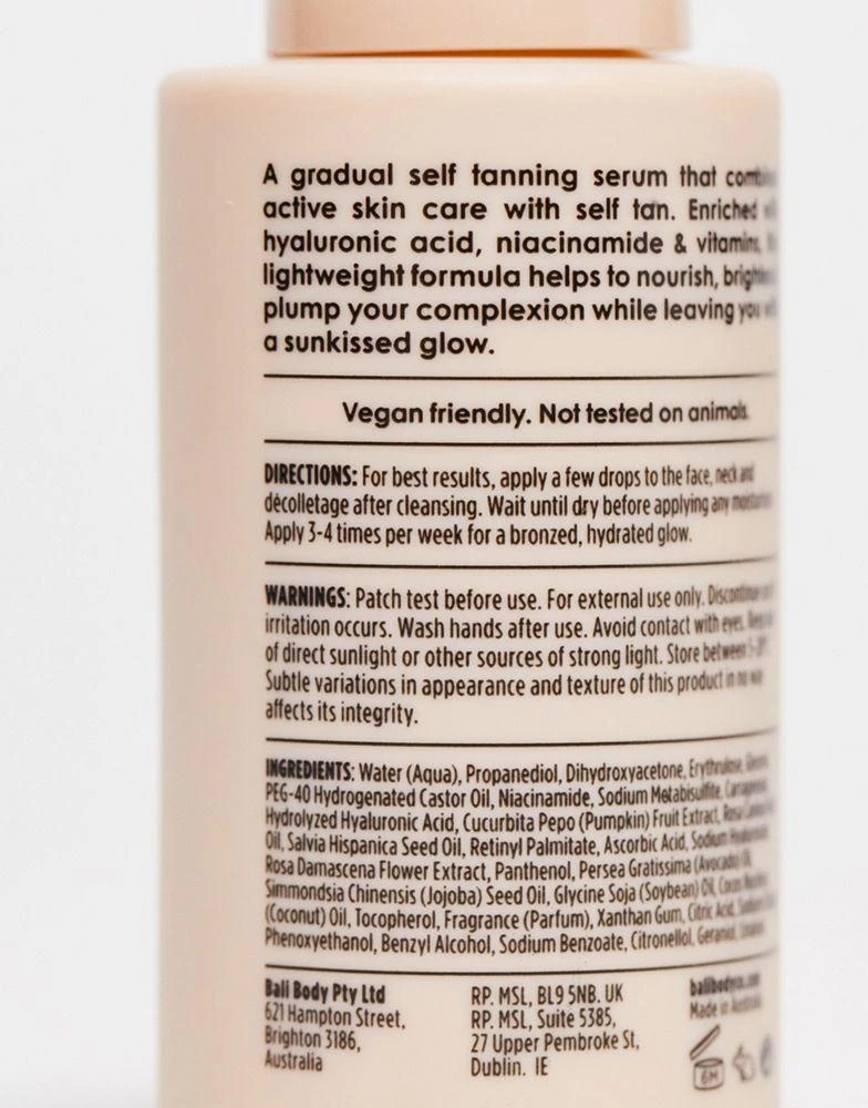 Bali Body Bali Body Face Tan Serum 30ml 2
