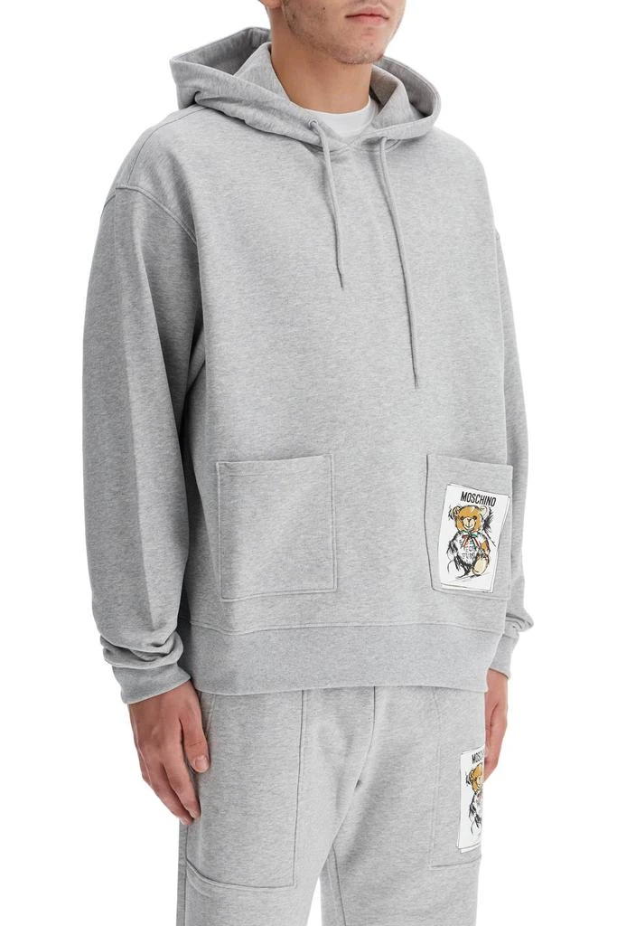 Moschino hooded teddy bear sweatshirt 2
