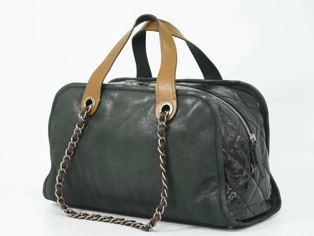 Chanel In The Mix Timeless Bowler Bag Iridescent Calfskin And Quilted Glazed Calfskin Leather Bag (Pre-Owned) 2