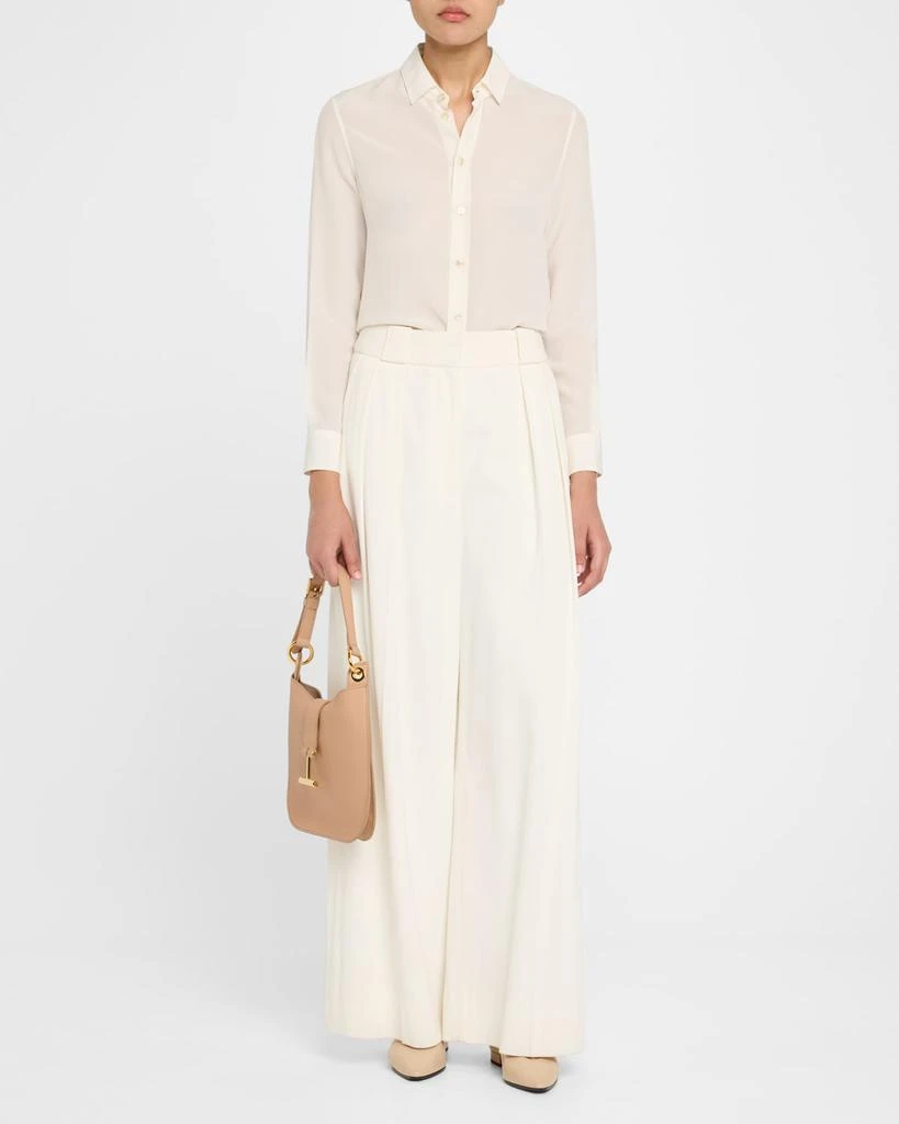 Tom Ford Tara Small Hobo Crossbody in Grained Leather 5