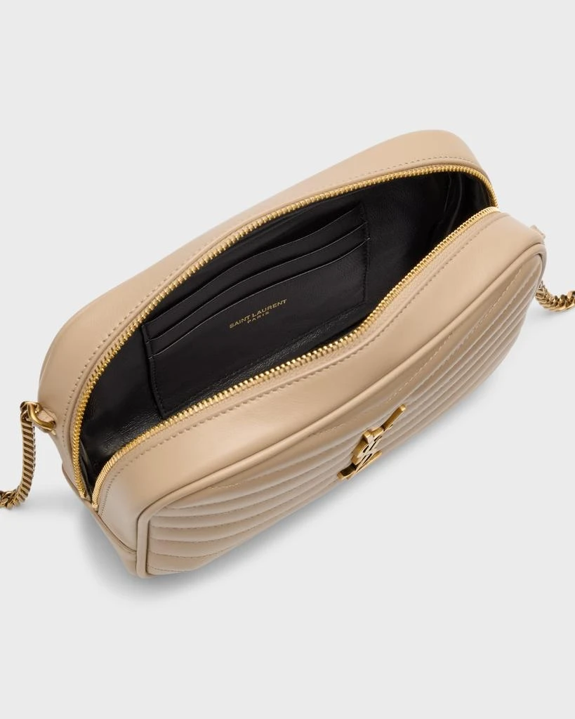 Yves Saint Laurent Lou Mini YSL Camera Bag in Smooth Quilted Leather 3
