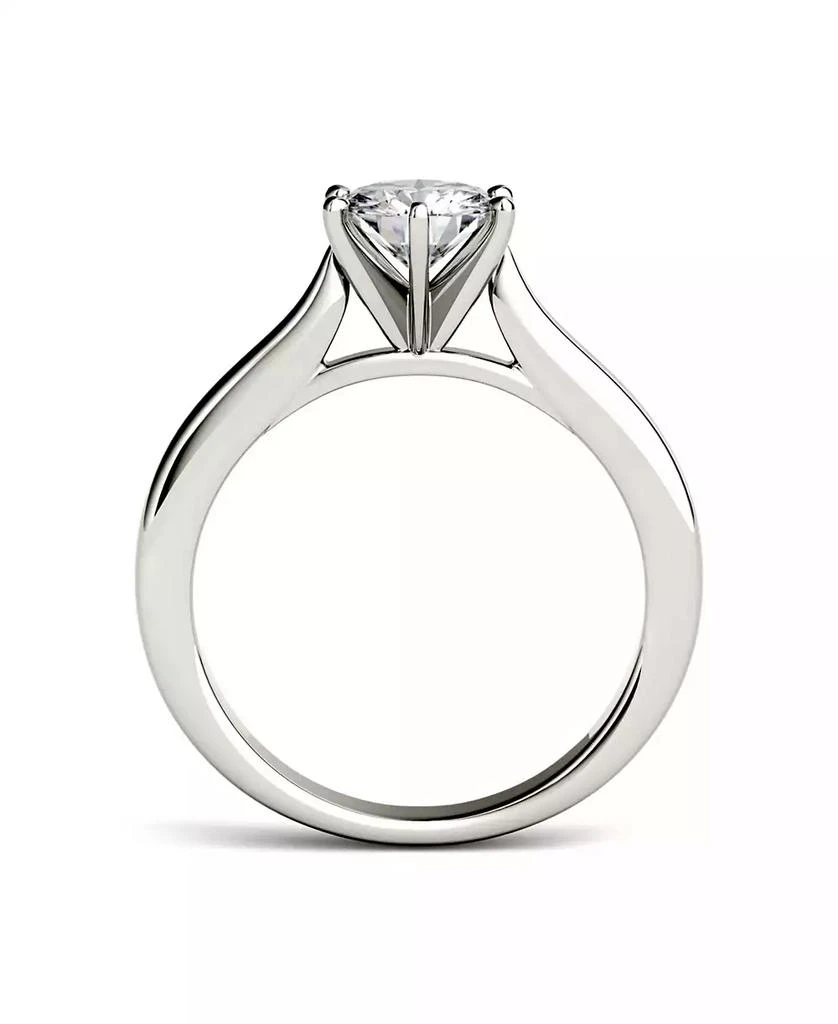 Charles & Colvard Moissanite Solitaire Engagement Ring 1/2 ct. t.w. Diamond Equivalent in 14k White Gold 5