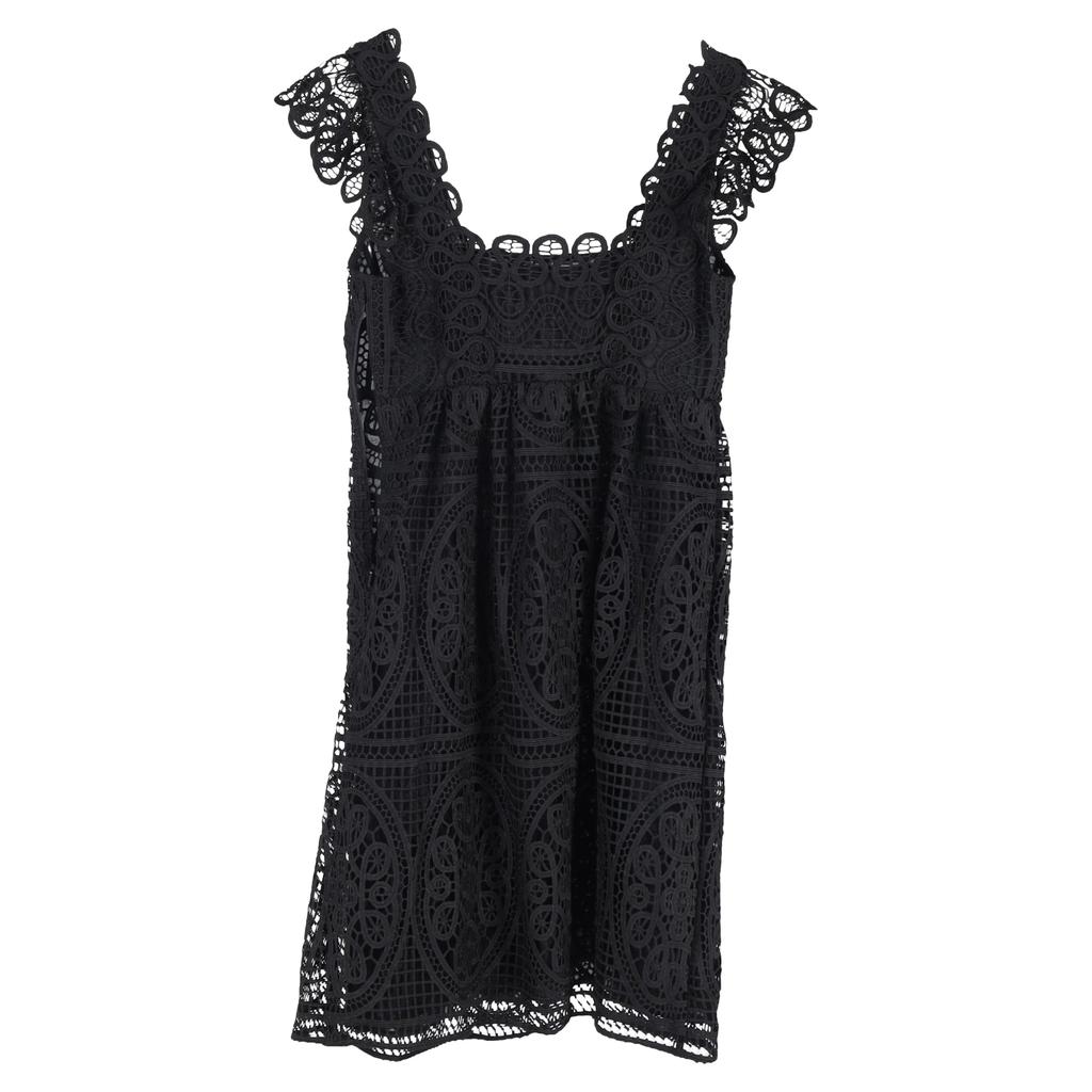 Temperley London Lace Mini Dress in Material Cotton