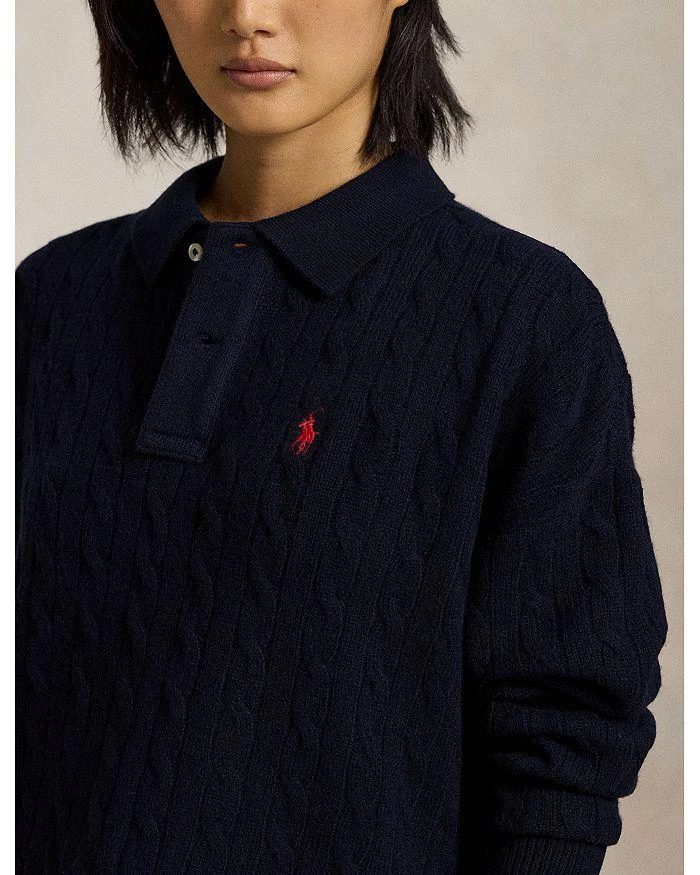 Ralph Lauren Lauren Ralph Lauren Cable Wool Cashmere Polo Shirt 4