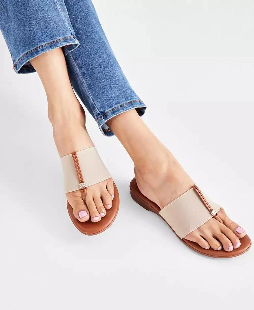 Style & Co Women's Italiaa Elastic Band Flat Sandals, Created for Macy's 18