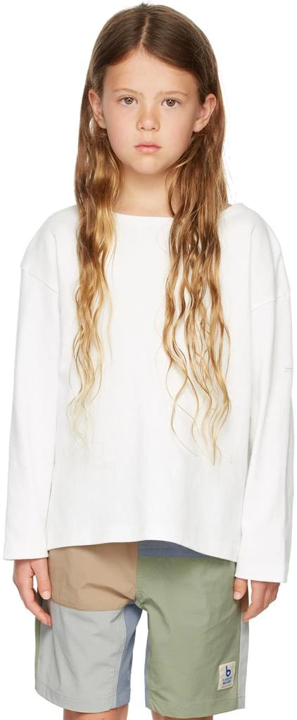 Kodomo BEAMS Kids White Basque T-Shirt 1