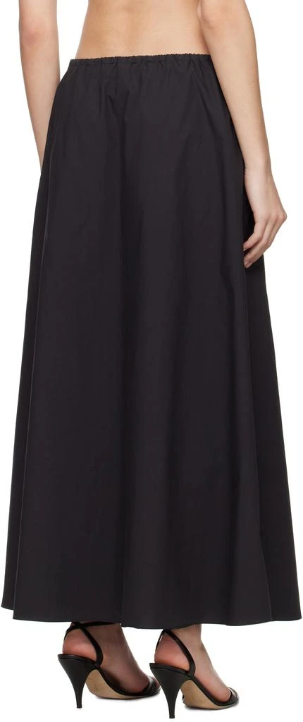 Matteau Black Drawcord Maxi Skirt 3